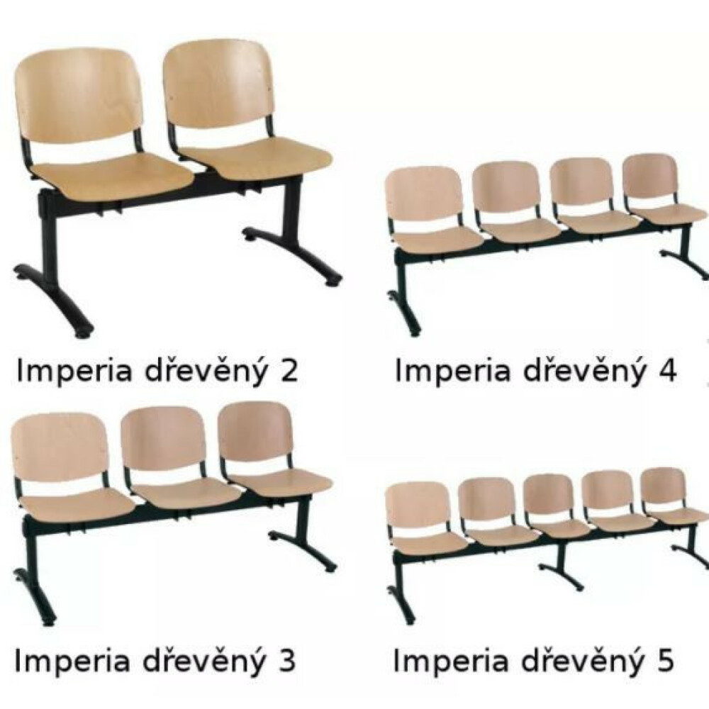 Vícemístná dřevěná lavice IMPERIA