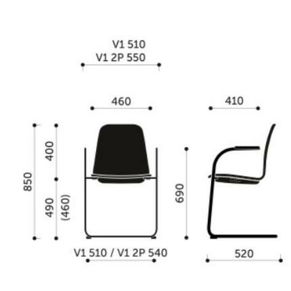 Konferenční židle COM K42H