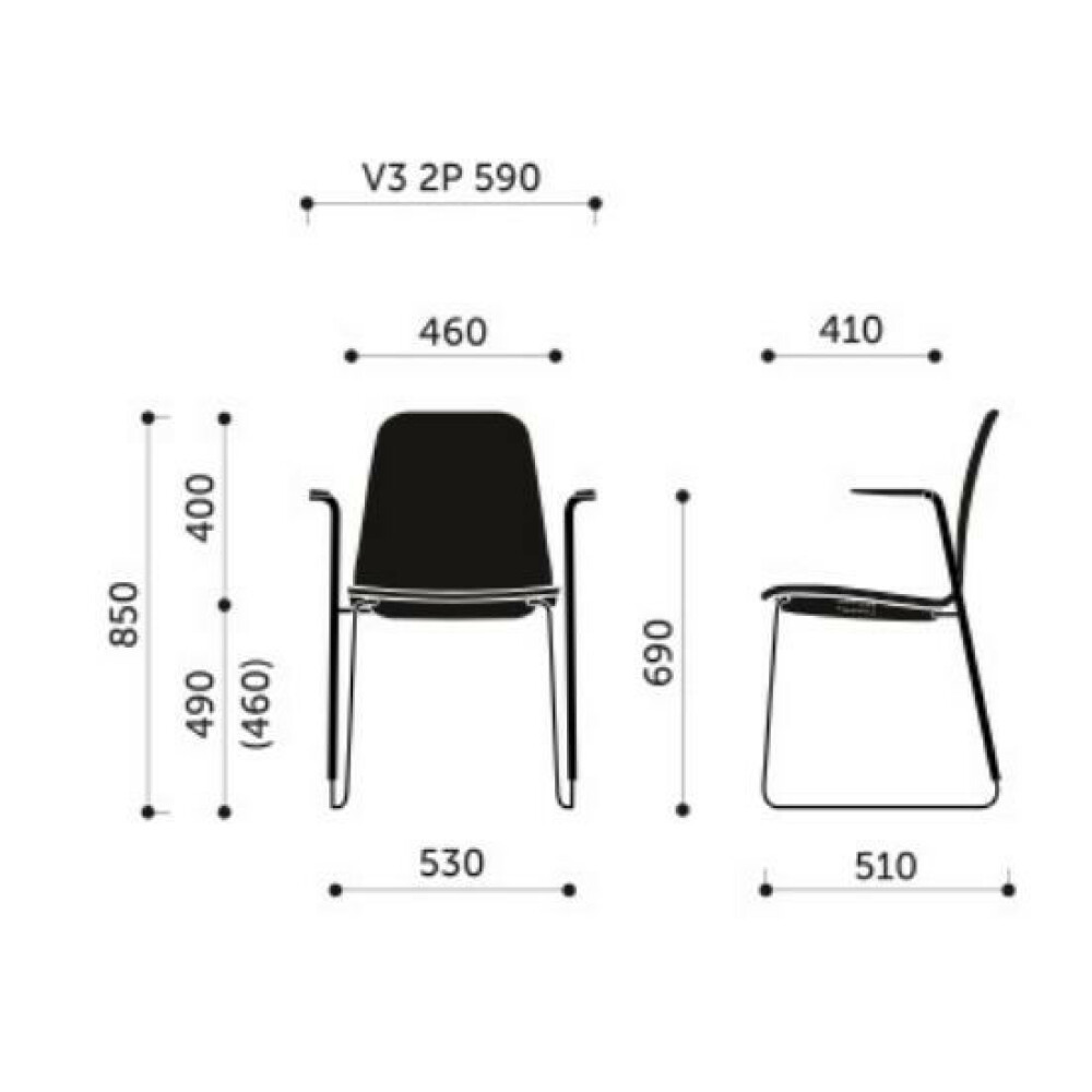 Konferenční židle COM K42V1