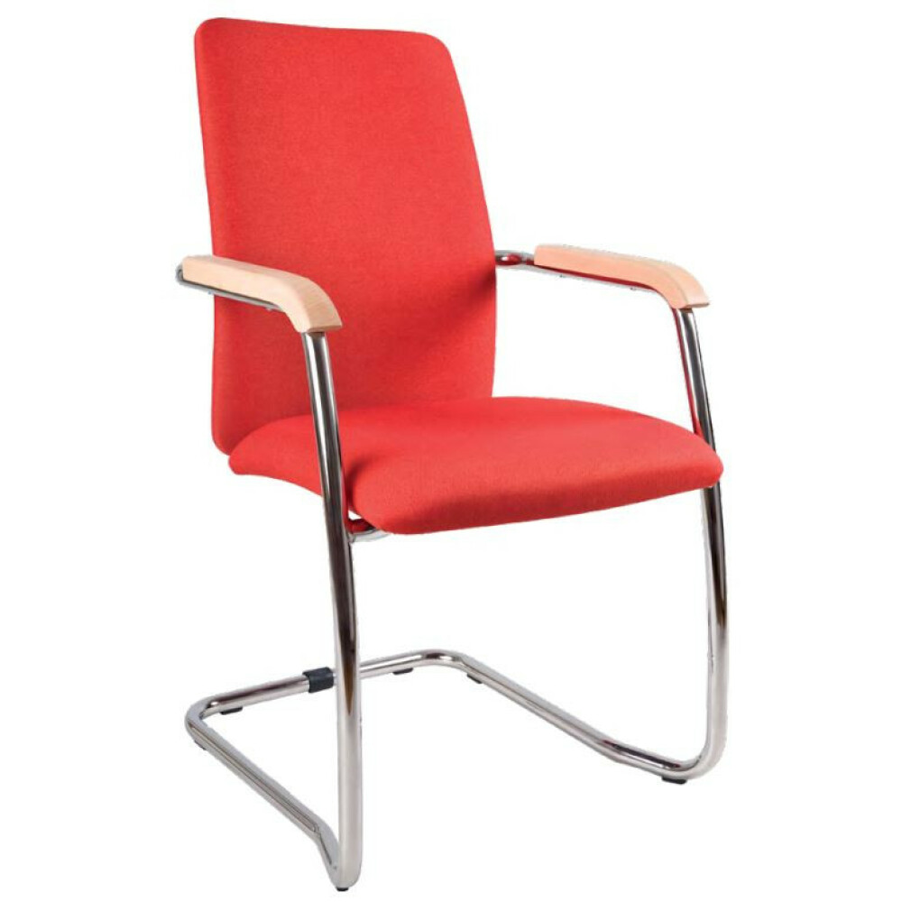 Čalouněná konferenční židle OLYMP plus cantilever