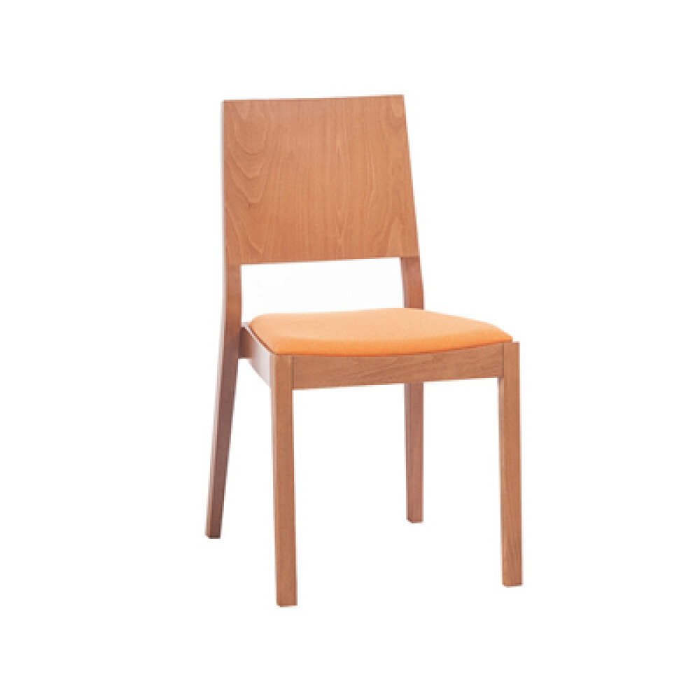 dřevěná židle 514 - čalouněný sedák