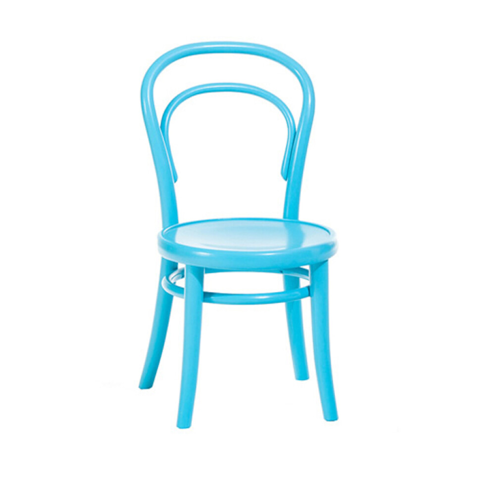 Dětská dřevěná ohýbaná židle 331 014 - tyrkysová