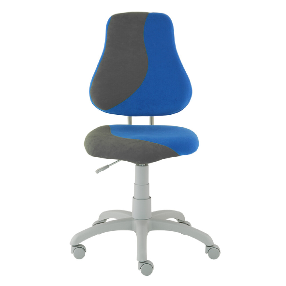 Rostoucí židle FUXO S-line šedo-modrá