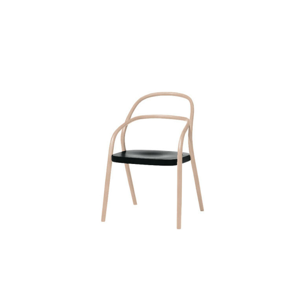 Dřevěná ohýbaná židle