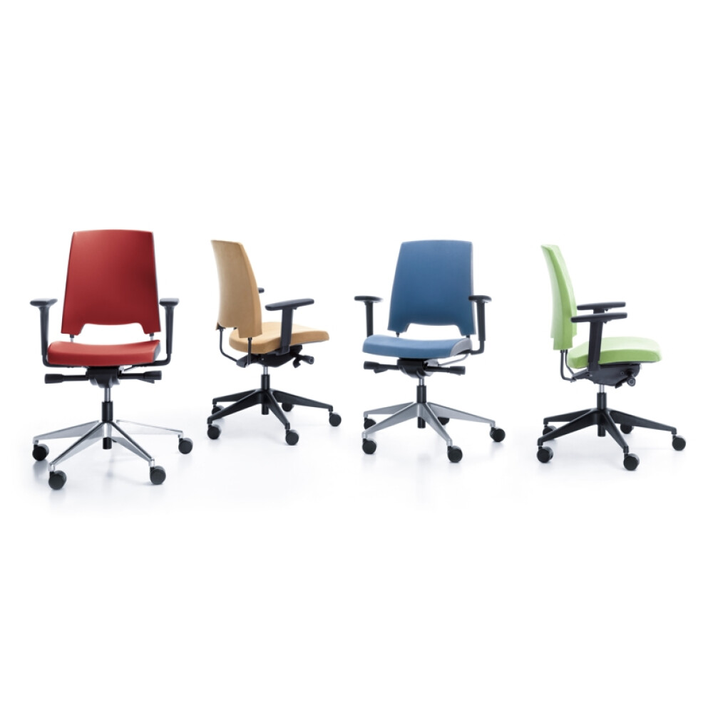 Široký výběr barev kancelářských židlí ARCA, zátiší