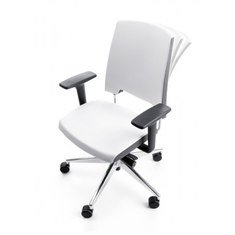 Čalouněná kancelářská židle ARCA, černé Područky