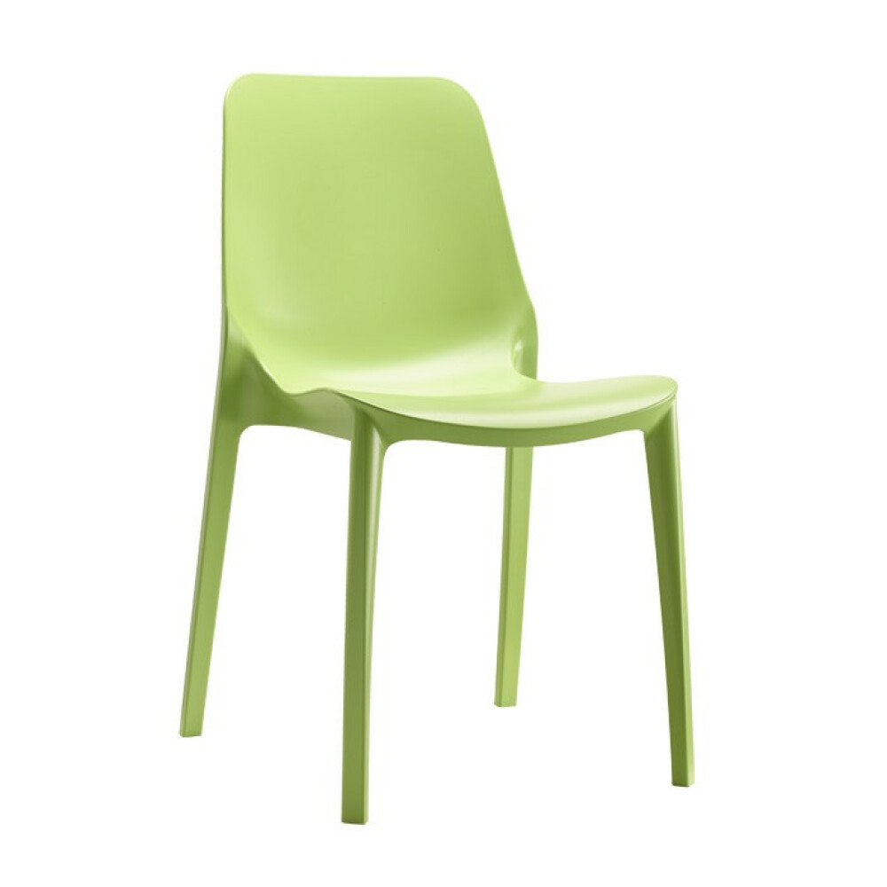 Plastová židle GINEVRA - barva světle zelená