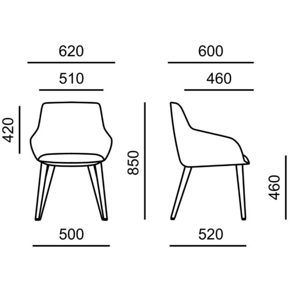 Konferenční křesílko KLOE 5300.17