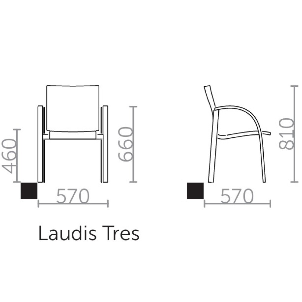Jídelní židle LAUDIS Tres