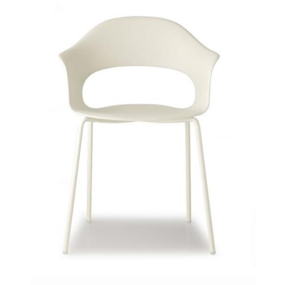 Plastová židle LADY B  - jednobarevné provedení