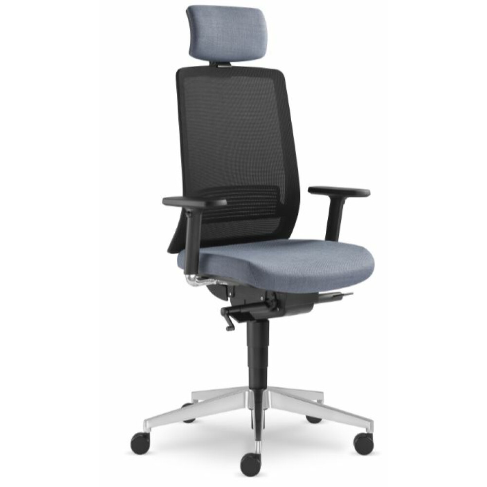 Kancelářská židle LYRA Air 215-BL s hlavovou opěrkou