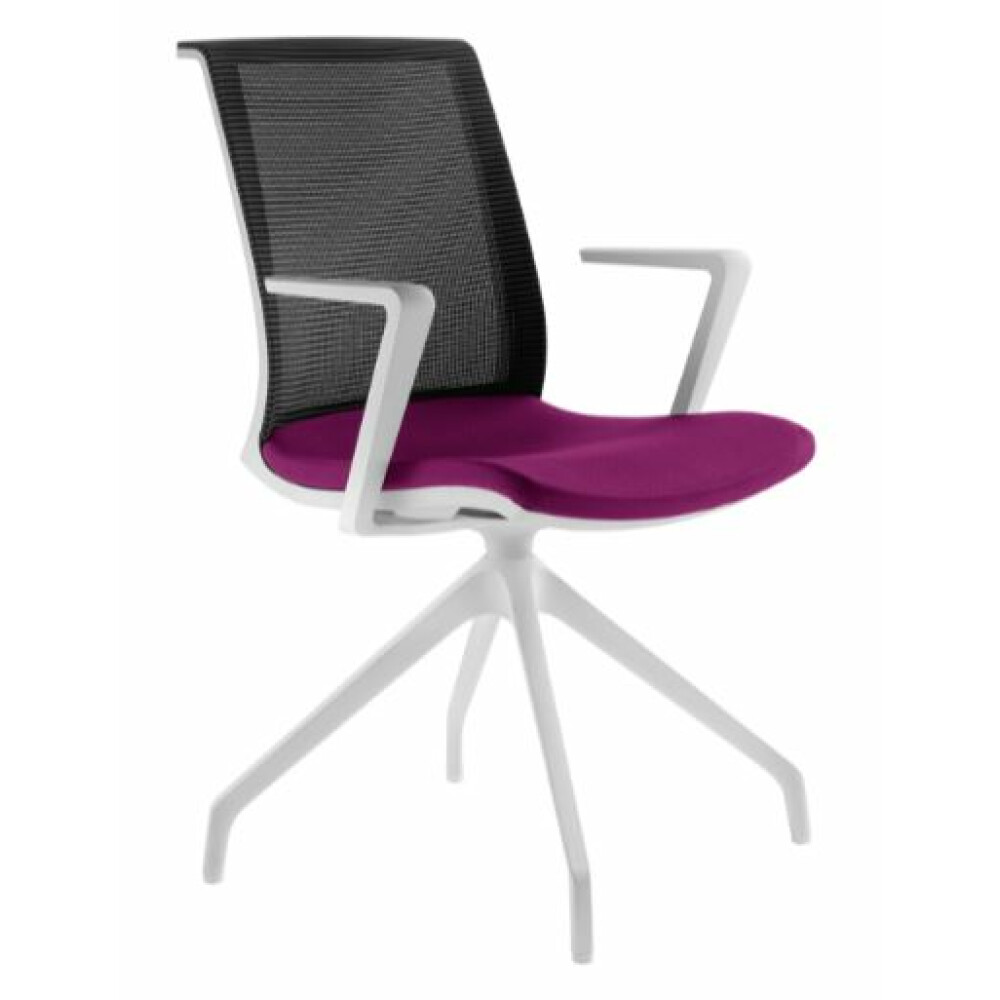 Konferenční židle LYRA NET 213,F90-WH bílá