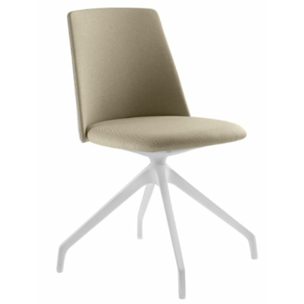 Celočalouněná židle MELODY CHAIR 361-F90 bílá