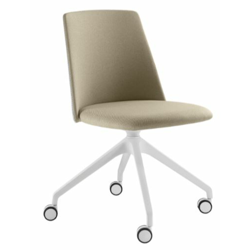 Celočalouněná židle MELODY CHAIR 361-F95 bílá