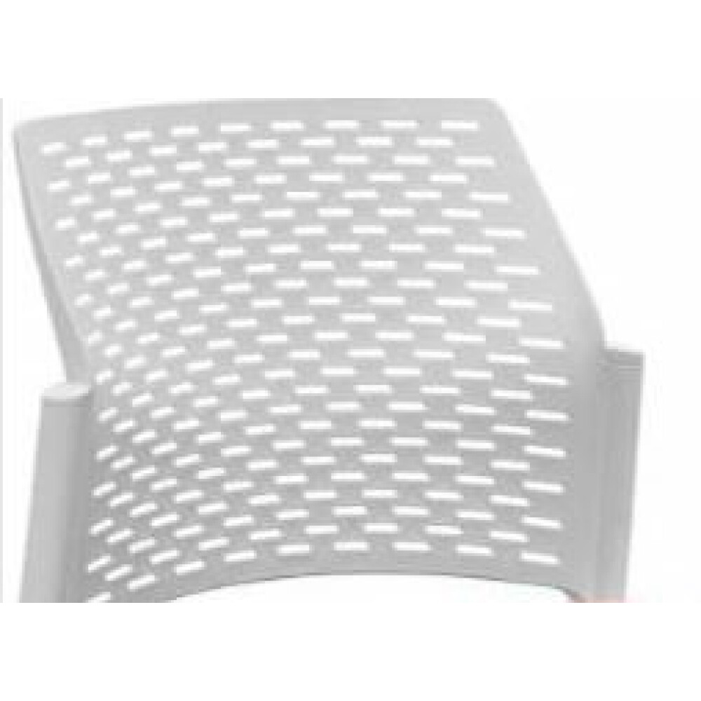Jednací židle REWIND plastová bílá