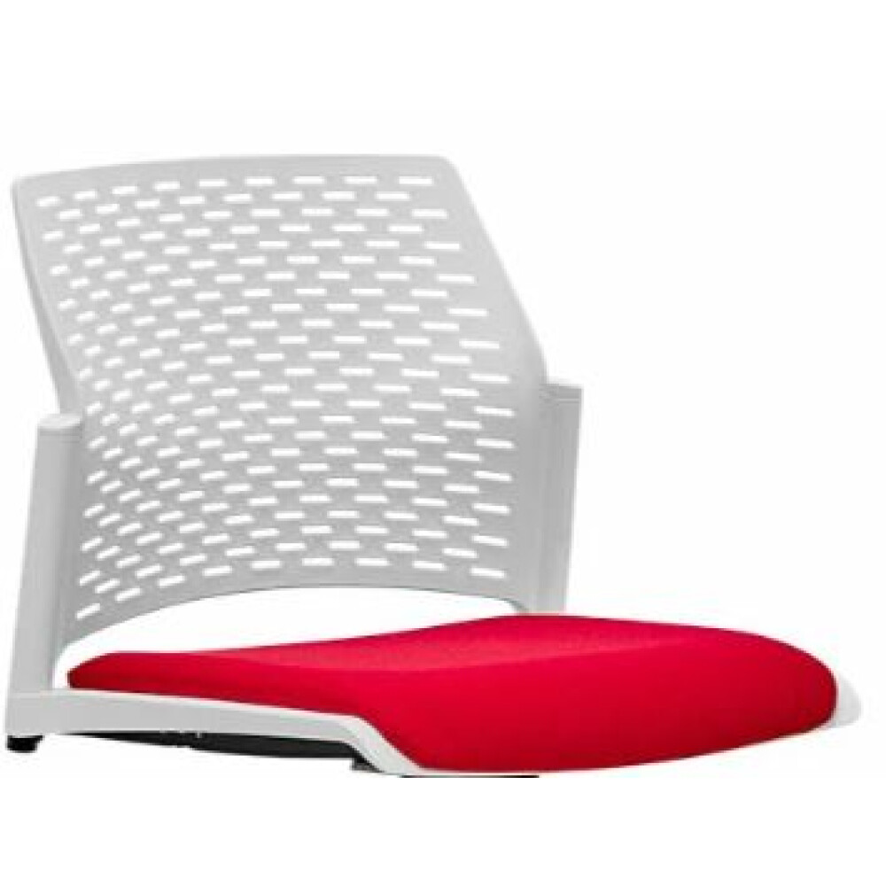 Jednací židle REWIND plasty bílé