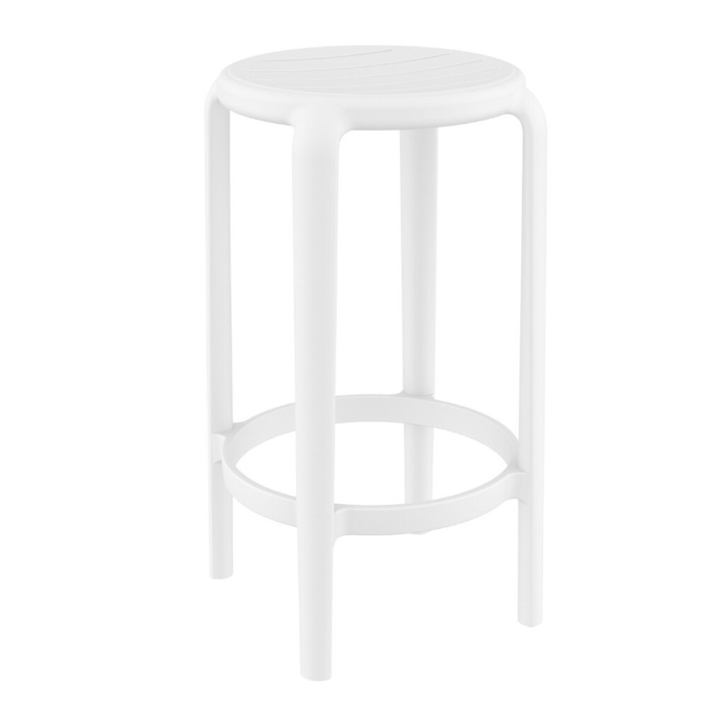 barová židle TOM 65 white