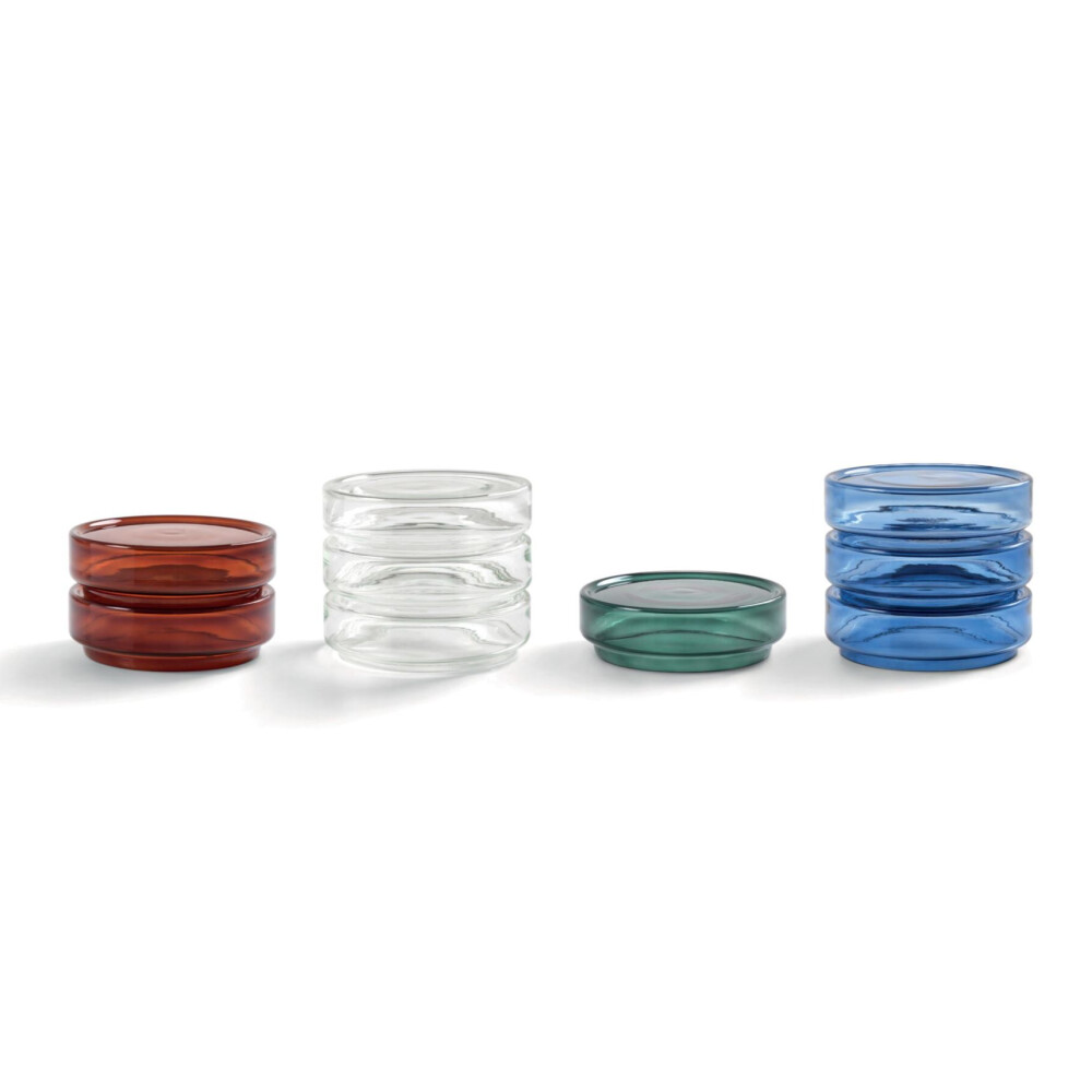 Skleněný konfereční stolek STACK