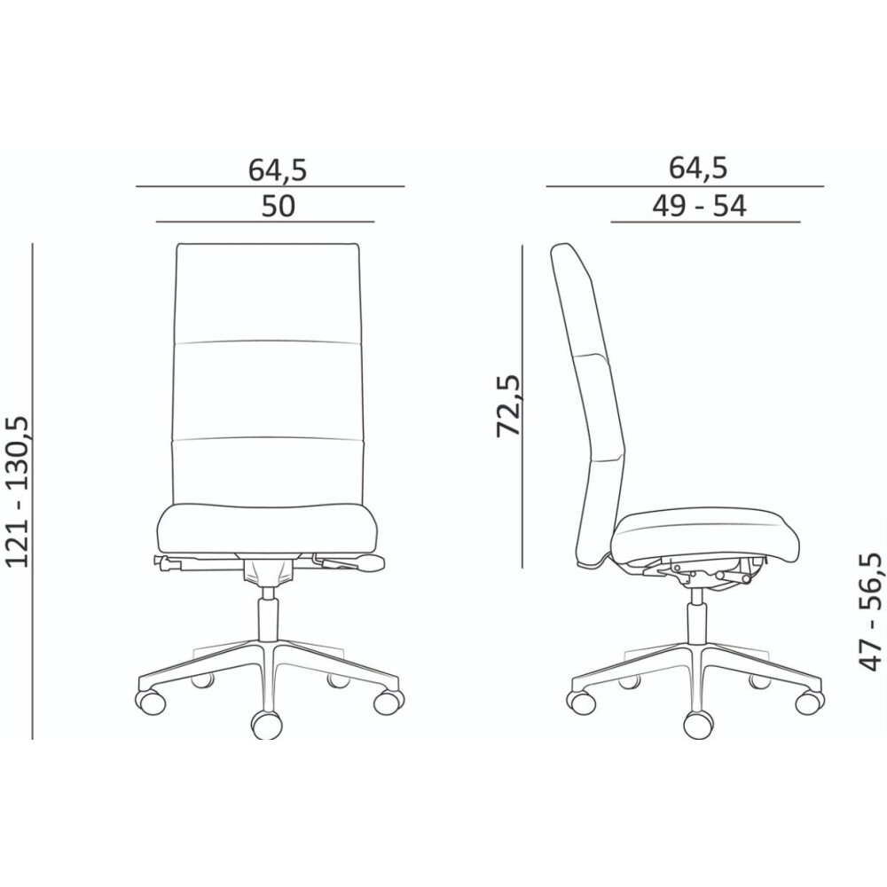 Kancelářské křeslo 8100 Vertika XXL + BR06
