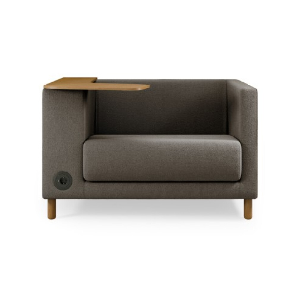 Křeslo s odkládacím stolkem Vancouver VL1,5 H