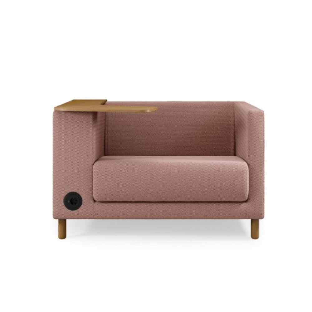 Křeslo s odkládacím stolkem Vancouver VL1,5 H