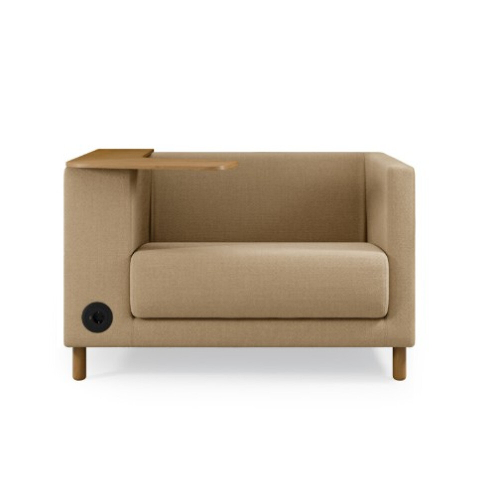 Křeslo s odkládacím stolkem Vancouver VL1,5 H