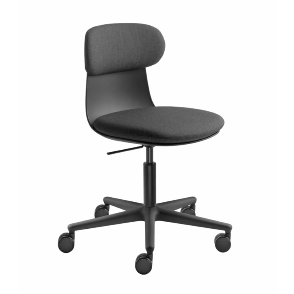 Otočná židle ZOE BL - plasty černé