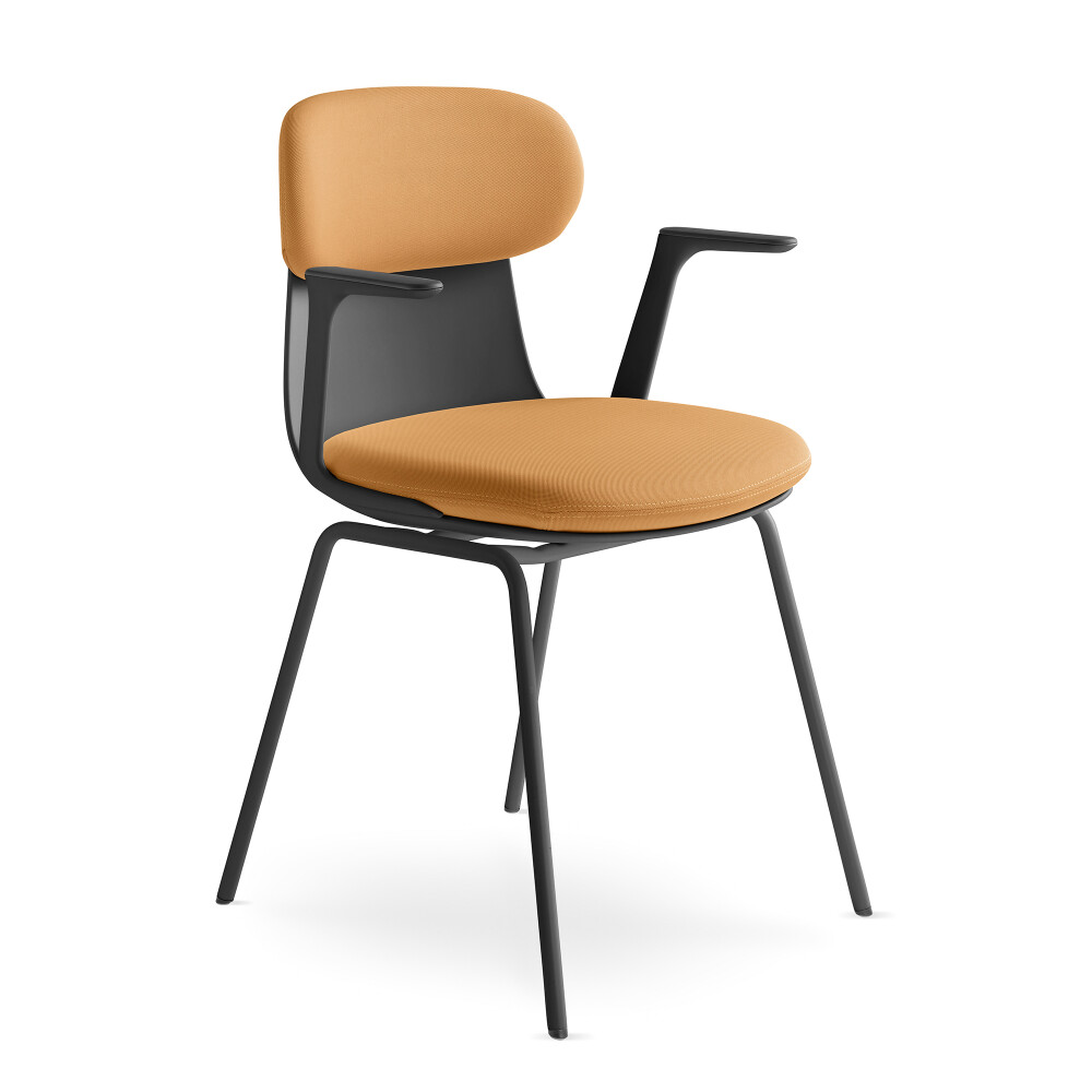 Konferenční plastová židle ZOE 221-BL-N1 BR