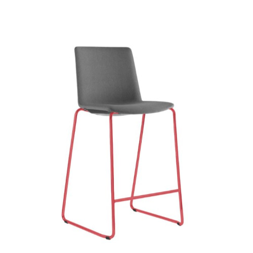 Barová židle SKY FRESH 065-Q-NC červená