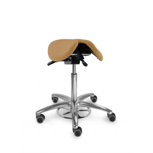 MEDI 1214 S clean Zdravotnická stolička s naklápěcím děleným sedákem