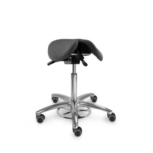 MEDI 1214 S clean Zdravotnická stolička s naklápěcím děleným sedákem