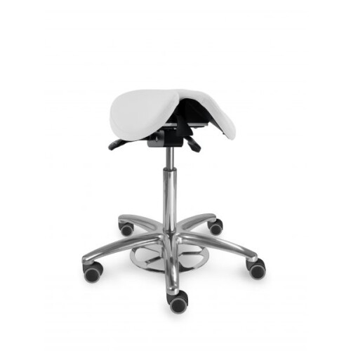 MEDI 1214 S clean Zdravotnická stolička s naklápěcím děleným sedákem