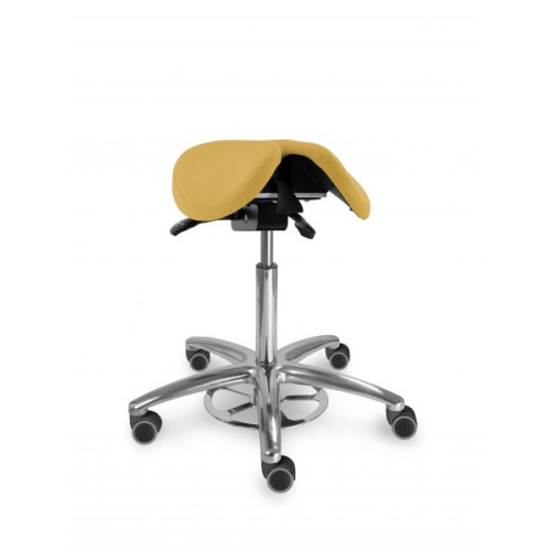 MEDI 1214 S clean Zdravotnická stolička s naklápěcím děleným sedákem