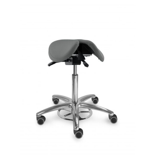 MEDI 1214 S clean Zdravotnická stolička s naklápěcím děleným sedákem