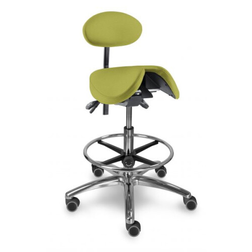 1215 S dent stolička s děleným naklápěcím sedákem a oporou zad