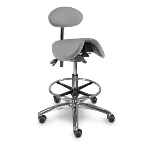 1215 S dent stolička s děleným naklápěcím sedákem a oporou zad