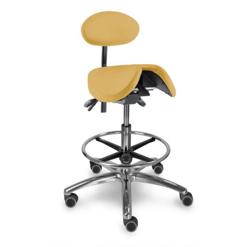 1215 S dent stolička s děleným naklápěcím sedákem a oporou zad