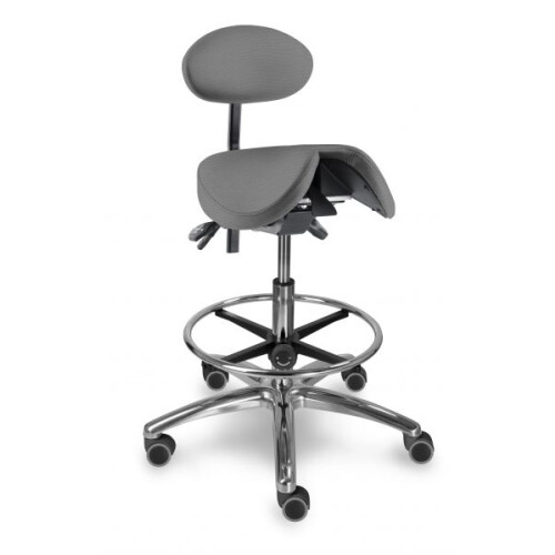 1215 S dent stolička s děleným naklápěcím sedákem a oporou zad