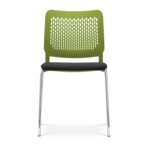 Plastová židle TIME 171-N4 s čalouněným sedákem