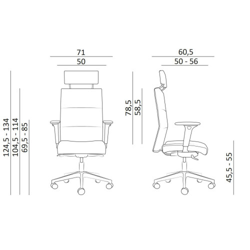 Kancelářské křeslo 8150 Vertika + AR12
