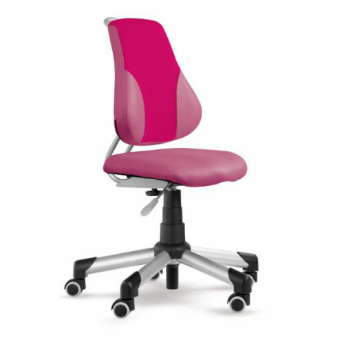 Dětská rostoucí židle Actikid A2 koženka růžová a síťovina růžová