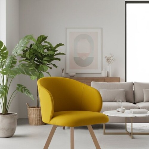 Čalouněná křeslo Alata Wood