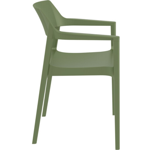 Plastová židle TULUM s područkami