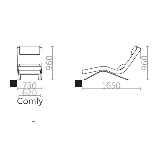 Relaxační sofa COMFY