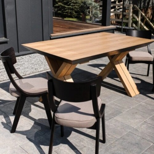 Dřevěná čalouněná židle DIRAN