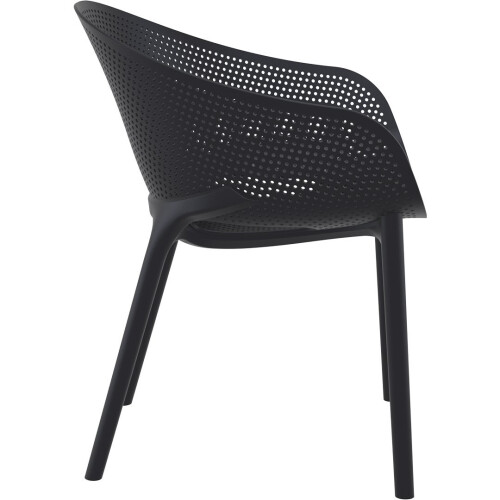 Plastová židle SKY PRO černá