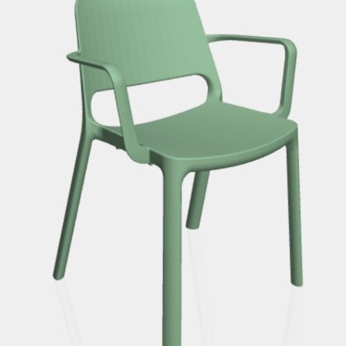 Plastová židle DUKE s područkami