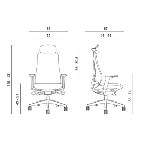 Kancelářská židle FARRELL