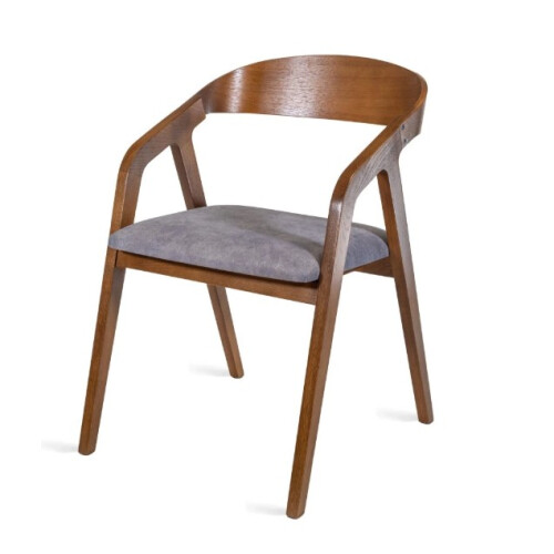 Dřevěná židle FRAME - moření tmavý dub