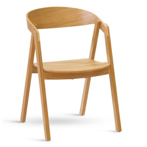 Dřevěná jídelní židle GURU - dub masiv